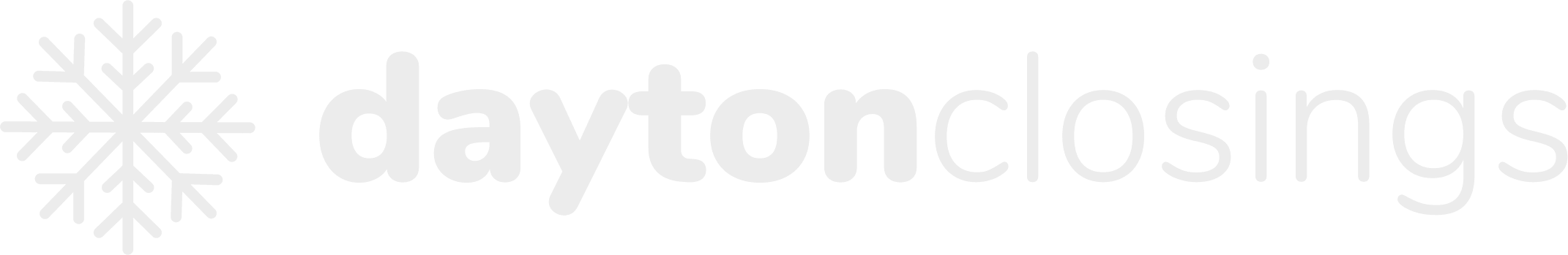 Dayton Weather Closings logo